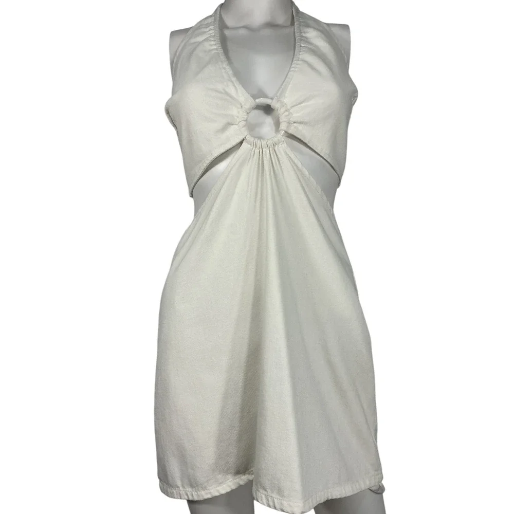 Show Me Your Mumu Cutout White Oslo Dress Size M - Picture 2 of 4